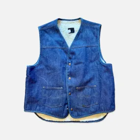 Roebucks 1970s Vintage Denim Vest