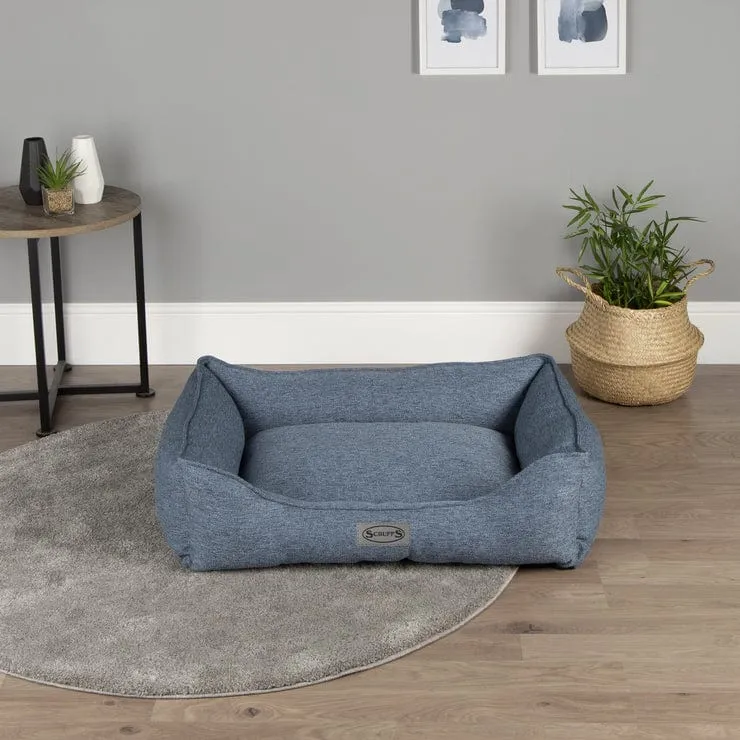 Scruffs Manhattan Box Bed - Denim Blue