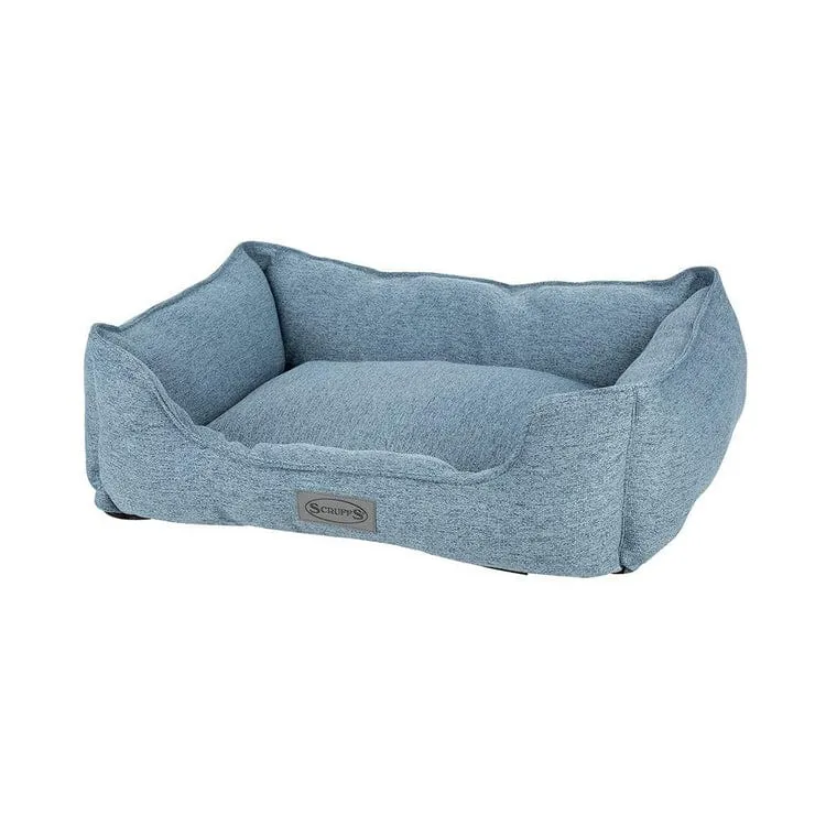 Scruffs Manhattan Box Bed - Denim Blue