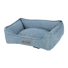 Scruffs Manhattan Box Dog Bed Fully Machine Washable Denim Blue Small & Medium