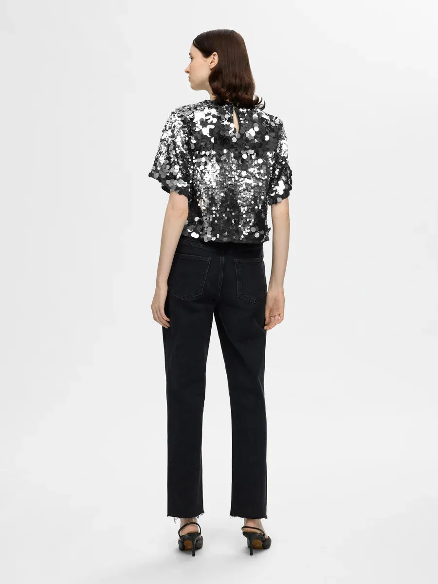 Selected Femme - Sequin Top - Tana