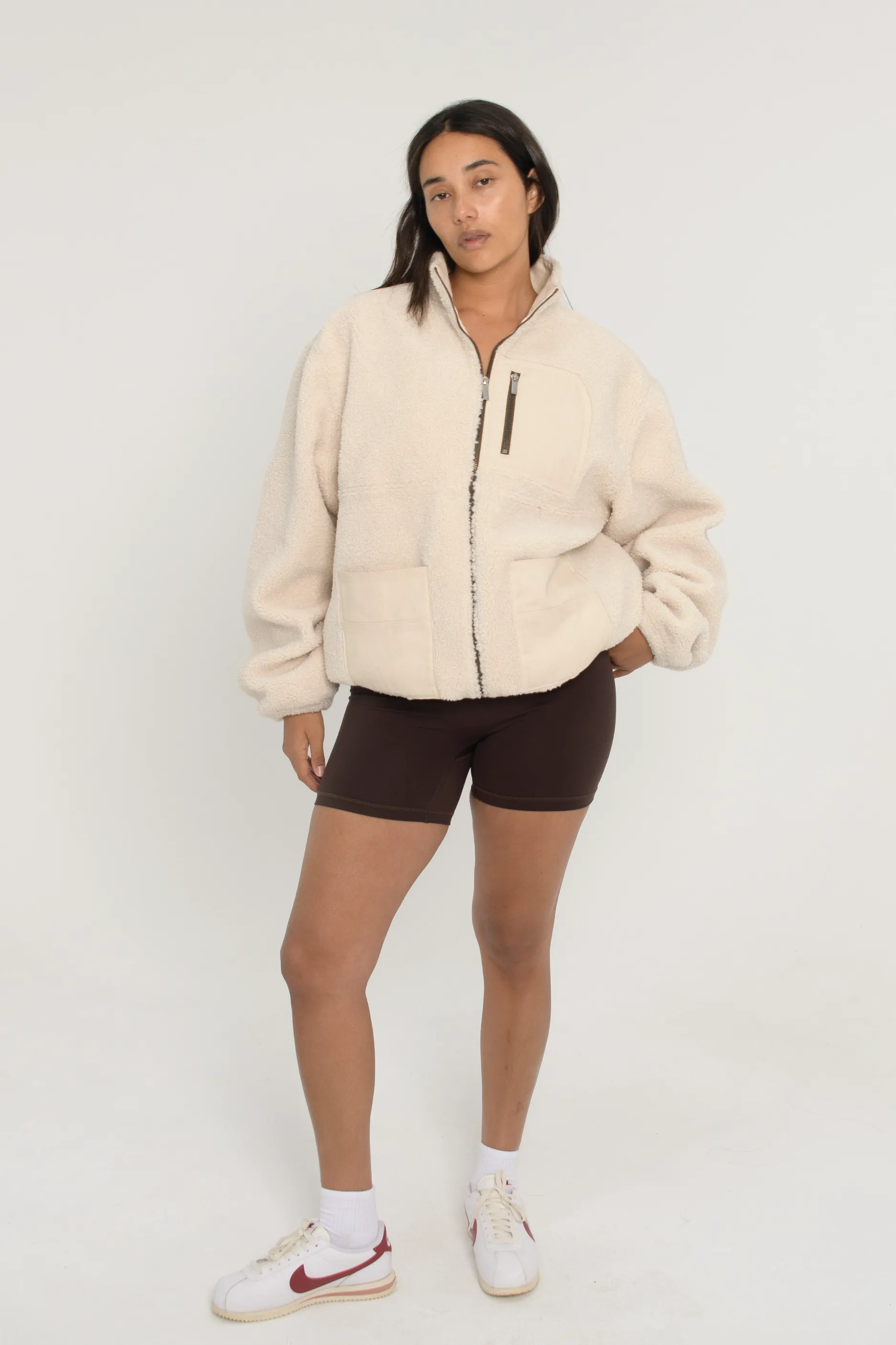 Sherpa Jacket - Cream