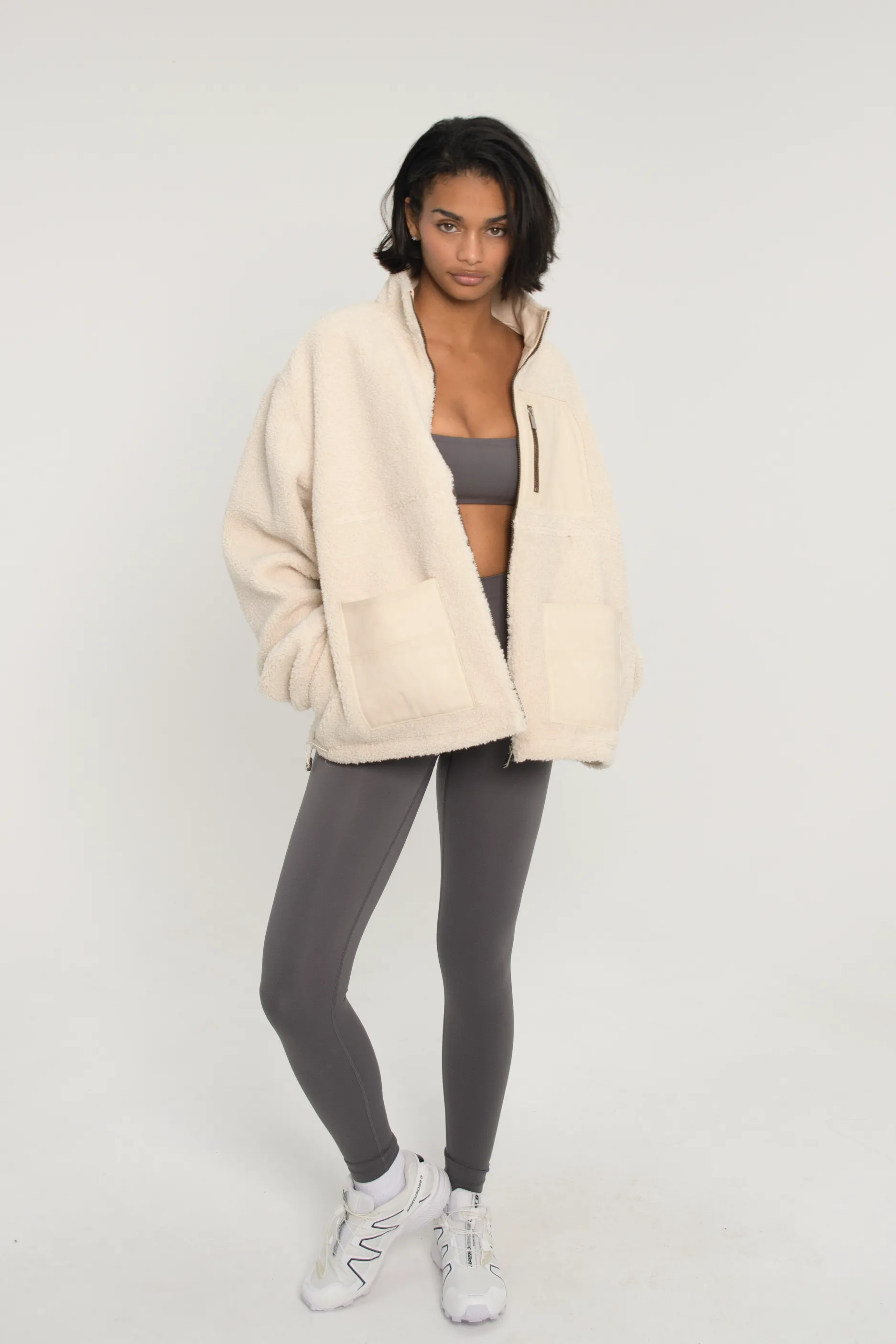 Sherpa Jacket - Cream