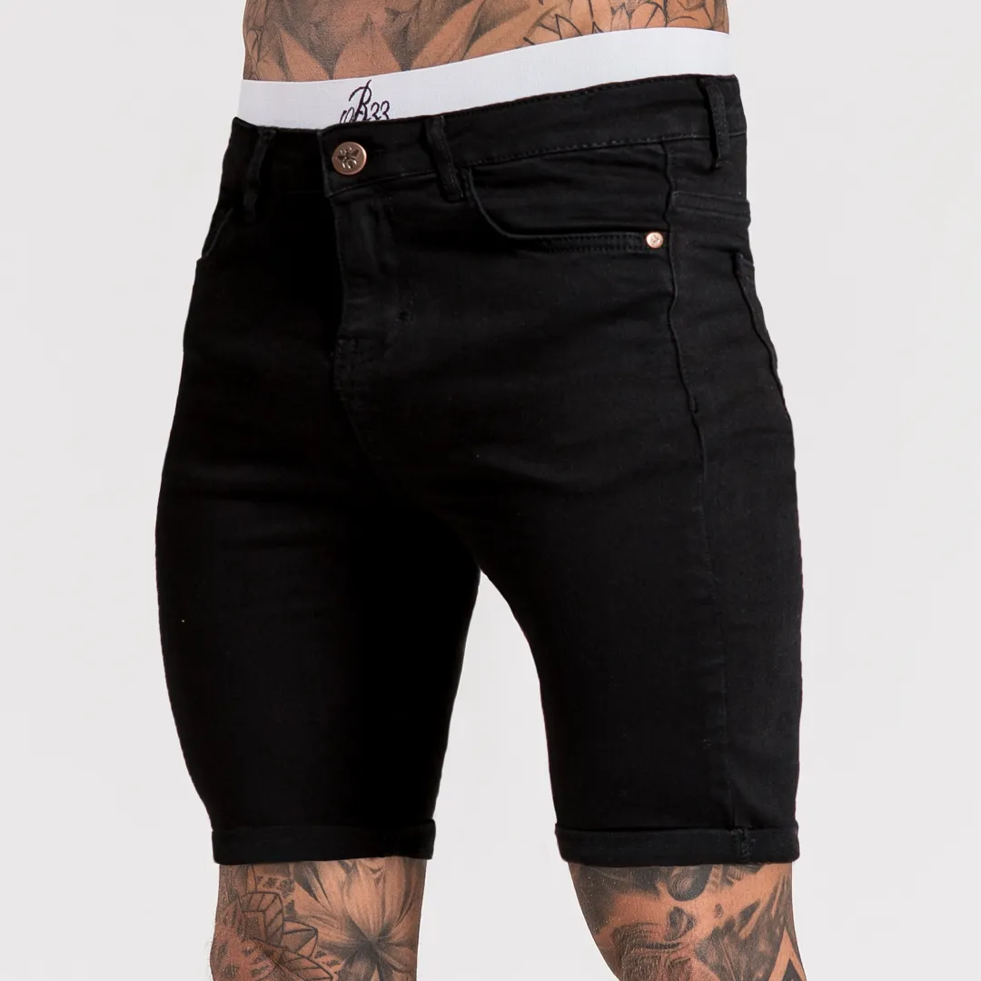 Signature Skinny Stretch Short - Jet Black