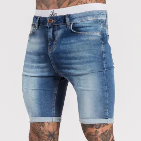 Signature Skinny Stretch Short - Light Blue