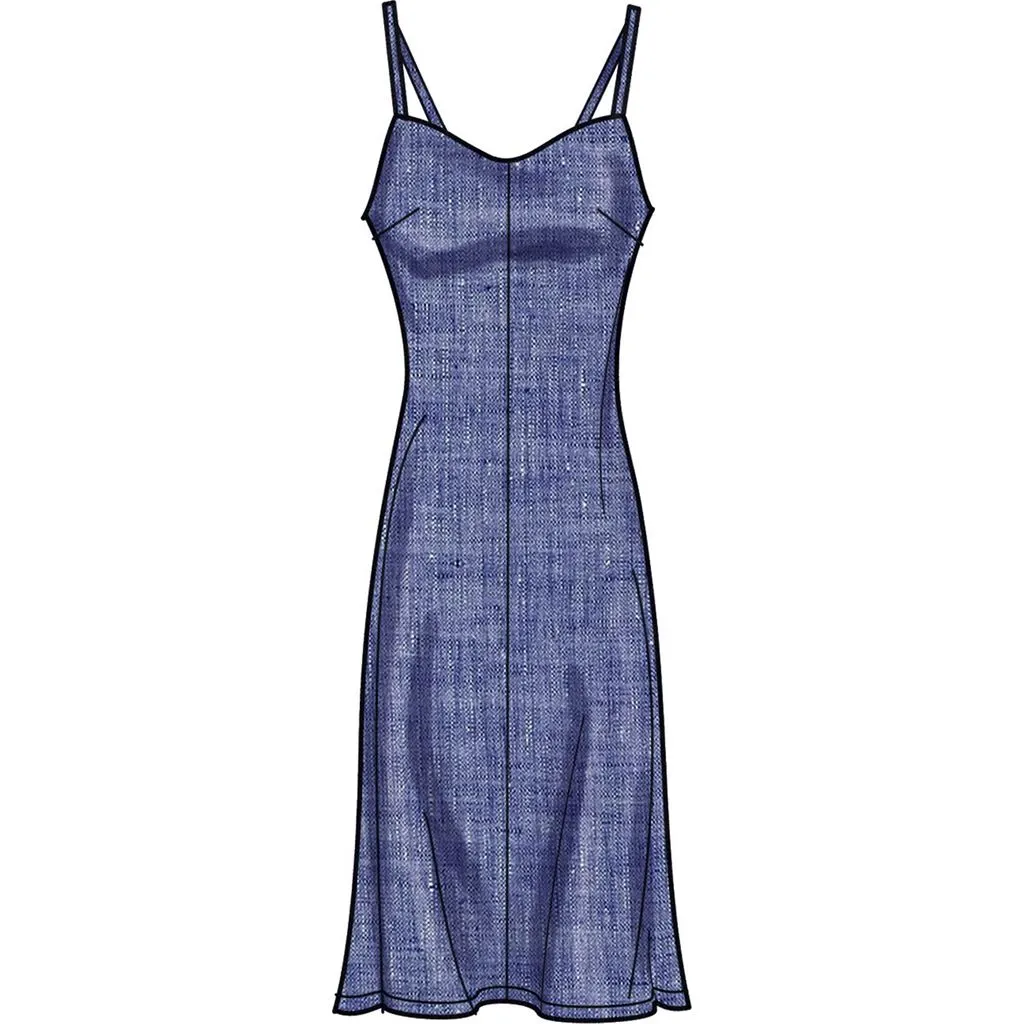 Simplicity Sewing Pattern S9745 Misses' Slip Dress in Three Lengths