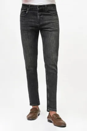 SKINNY FIT DARK GREY DENIM JEANS