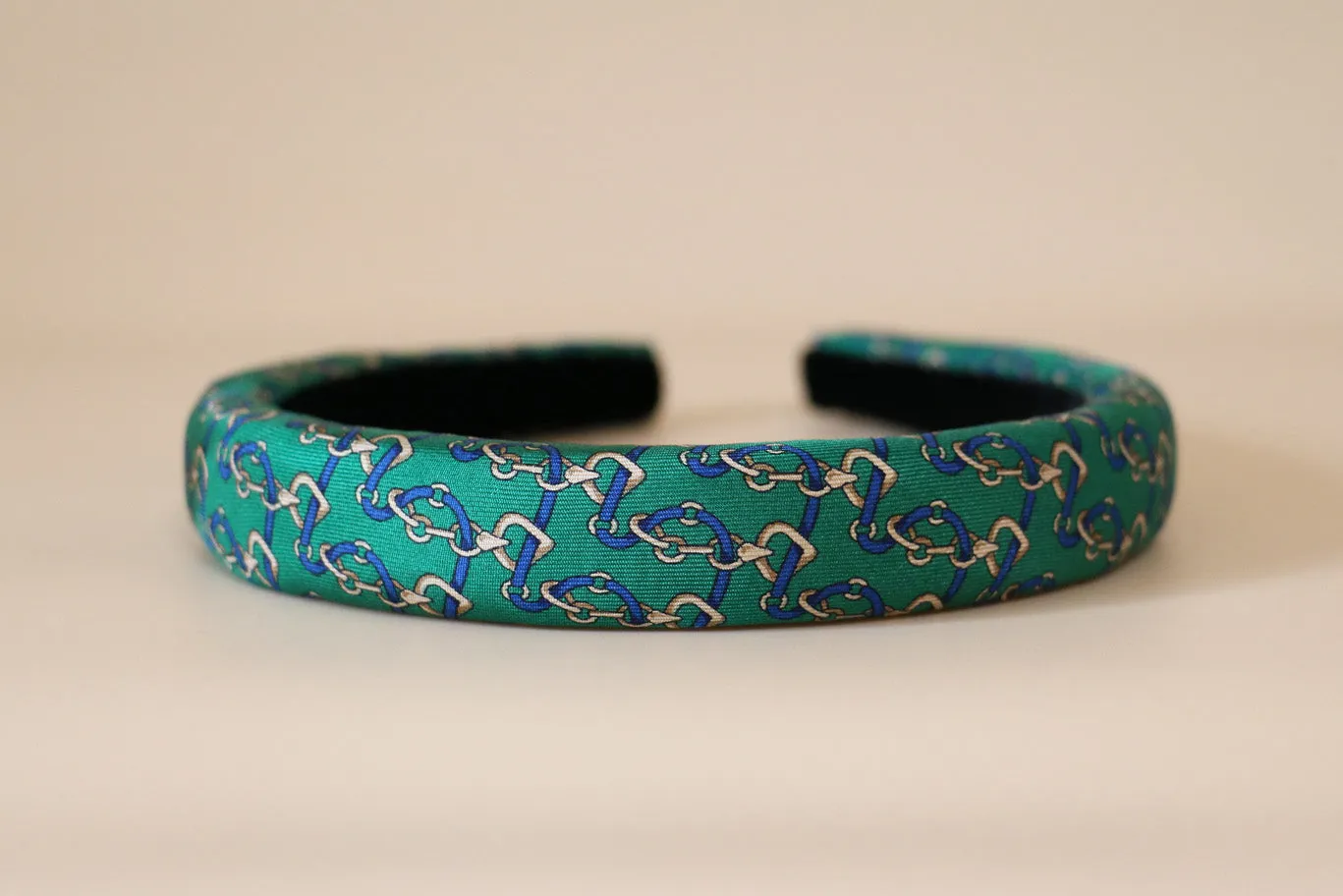 Slender Headband Green Blue No Studs