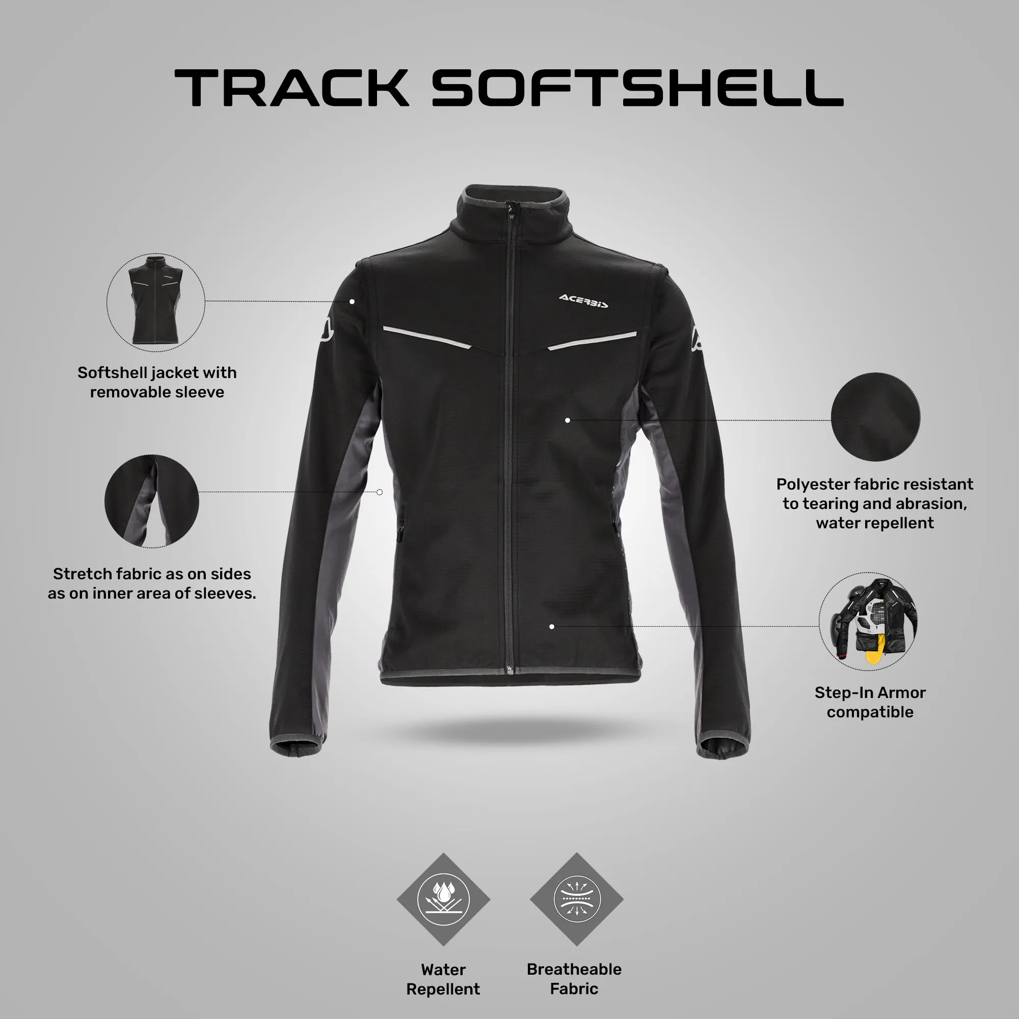 SOFTSHELL TRACK JACKET