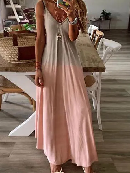 stunncal Gradient Slip Maxi Dress