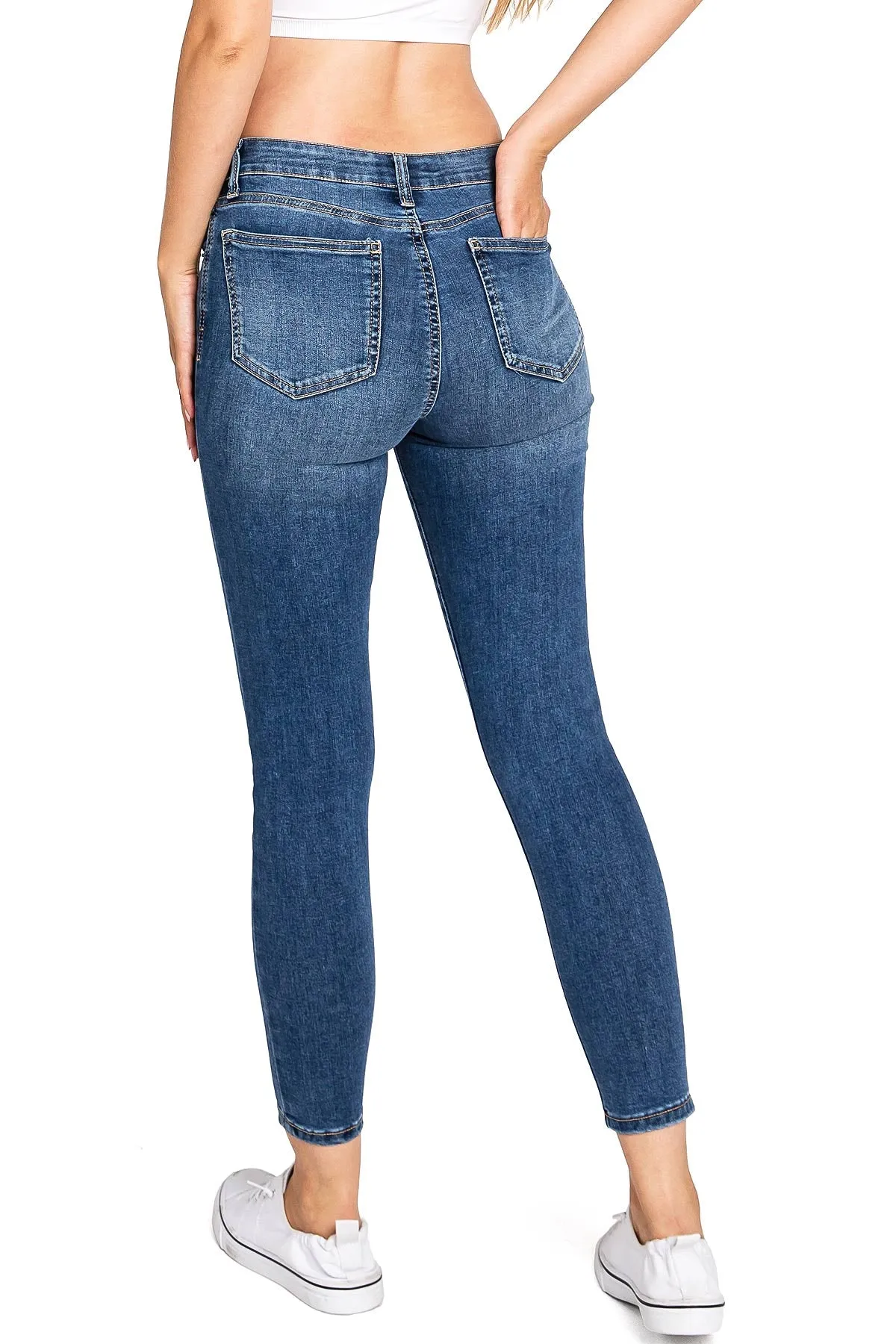 Sustainable Mid-Rise Skinny Jeans