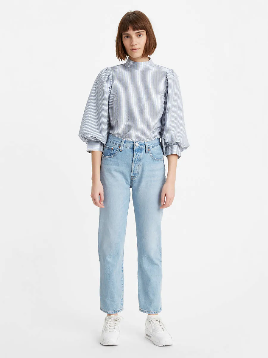 The 501 Original Cropped Jeans - Light Wash