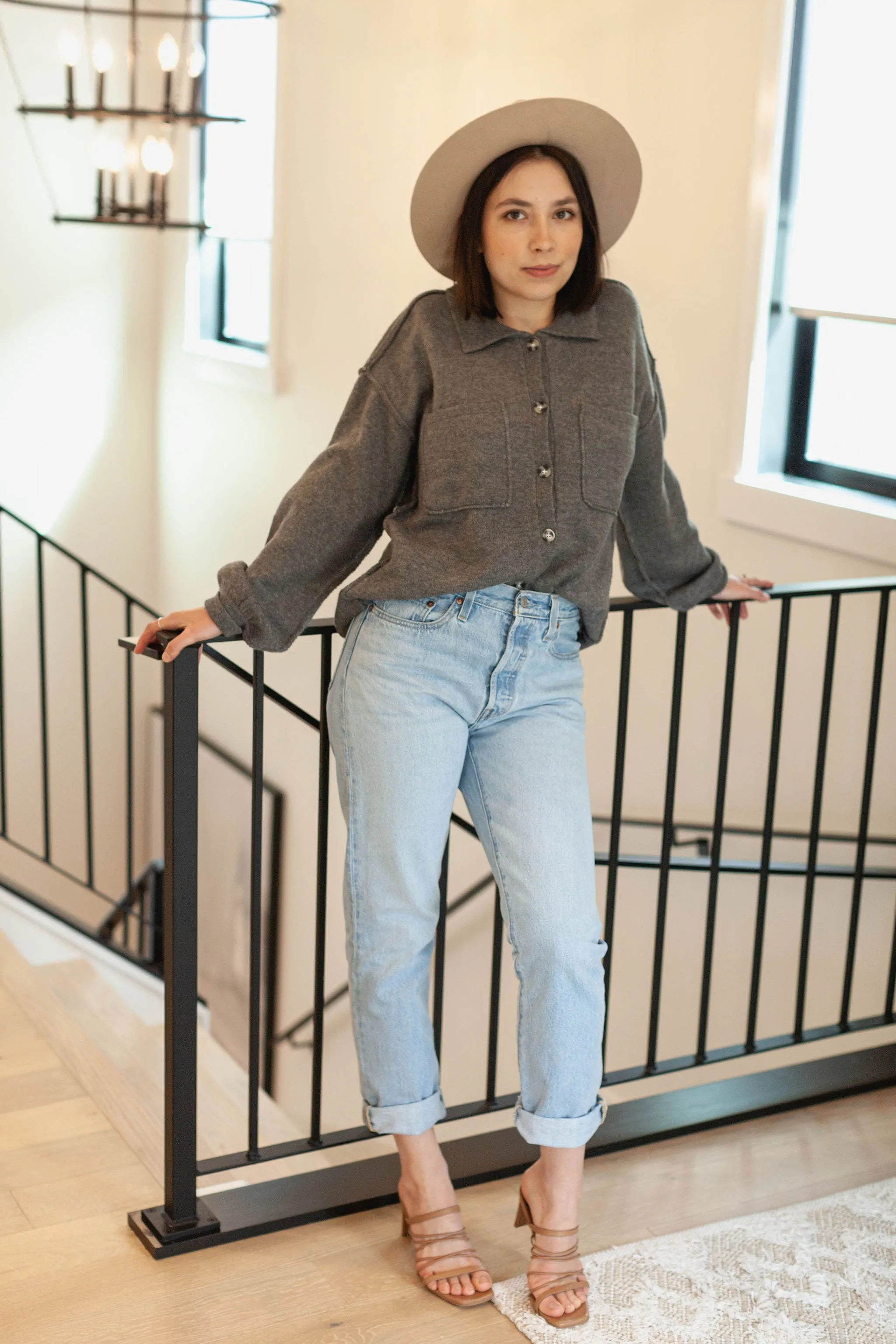 The 501 Original Cropped Jeans - Light Wash