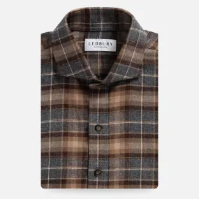 The Tobacco Arnold Flannel Custom Shirt