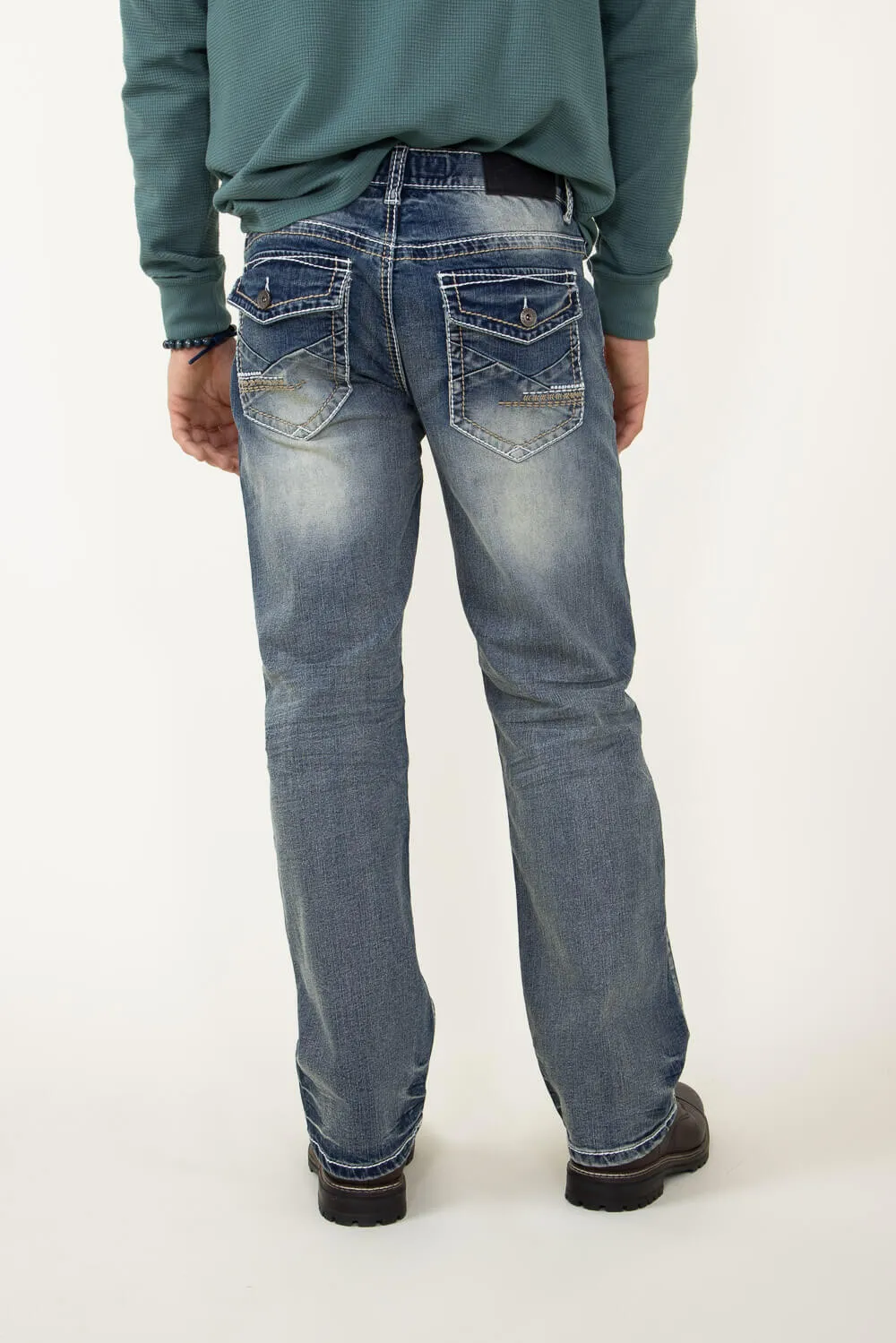 True Luck Barnett Straight Jeans for Men | TL22031404