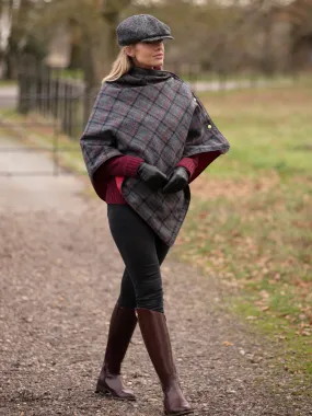 Tweed Shawl - Grey Multicheck