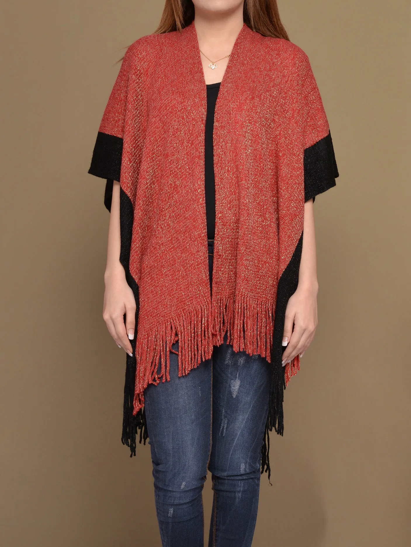 Two-Toned Cape Shawl