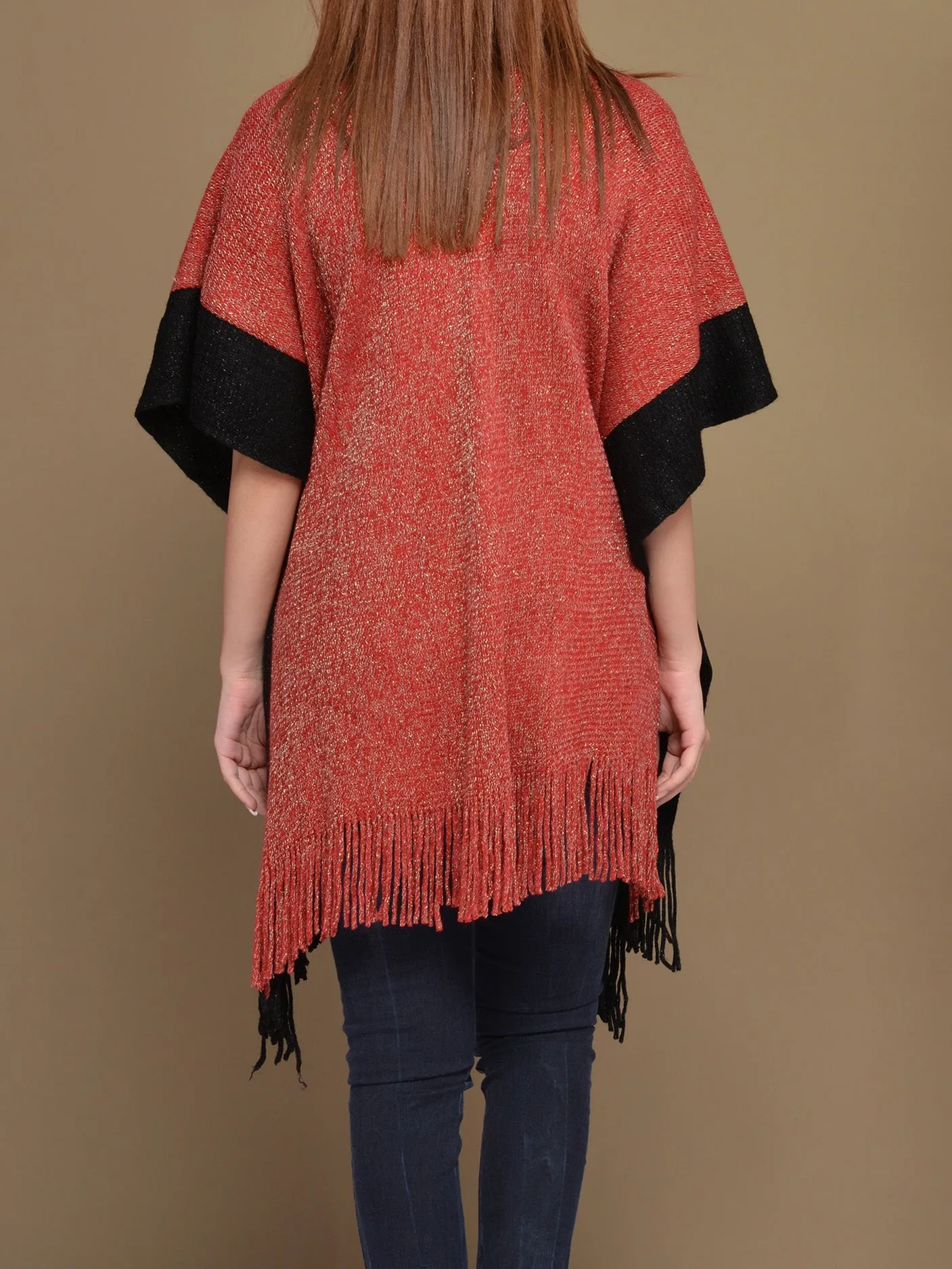 Two-Toned Cape Shawl