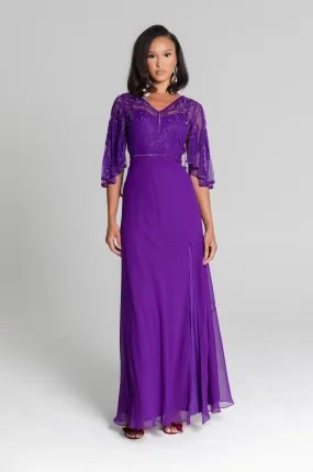 Ursula Purple Maxi Dress