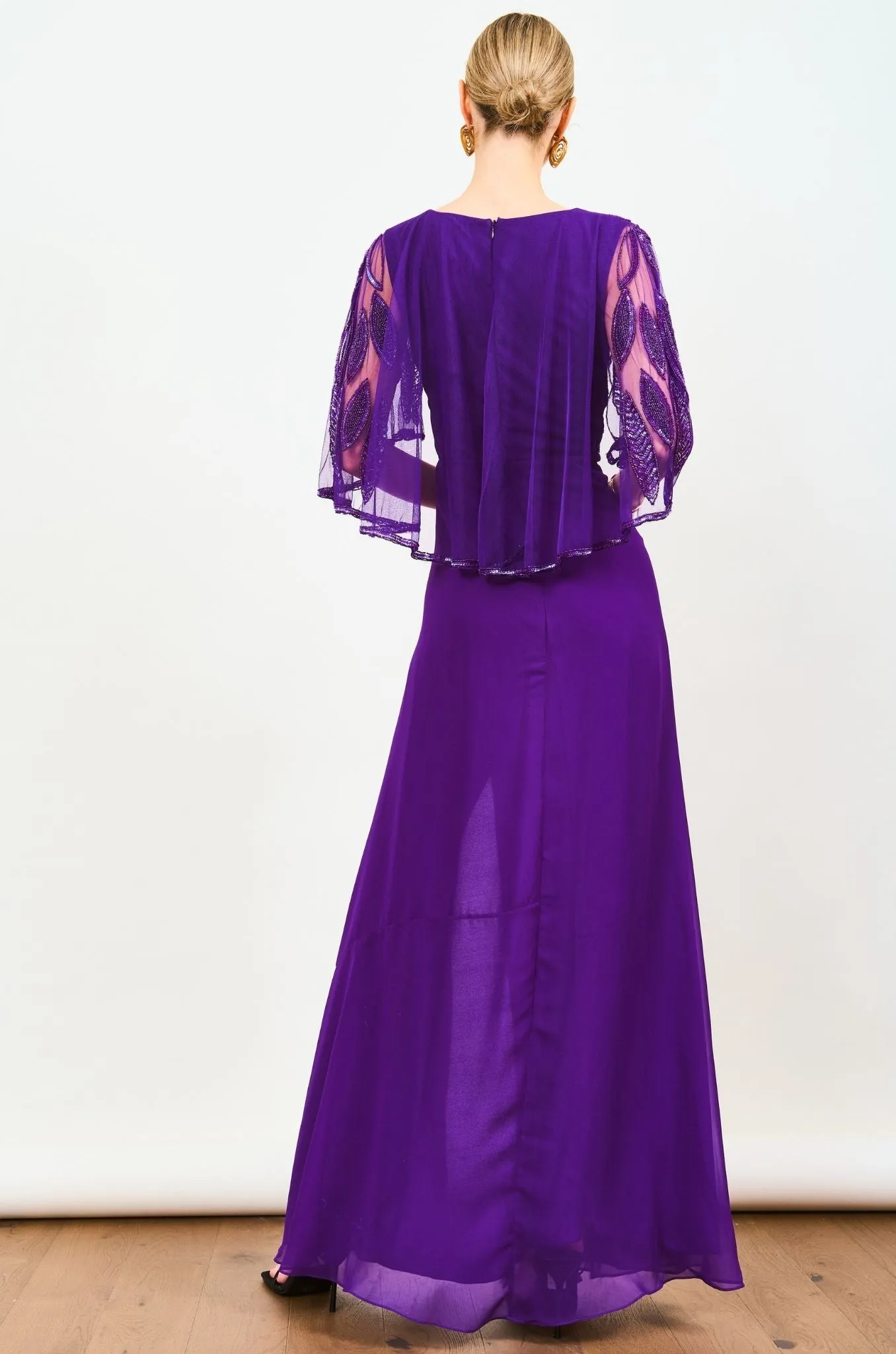 Ursula Purple Maxi Dress