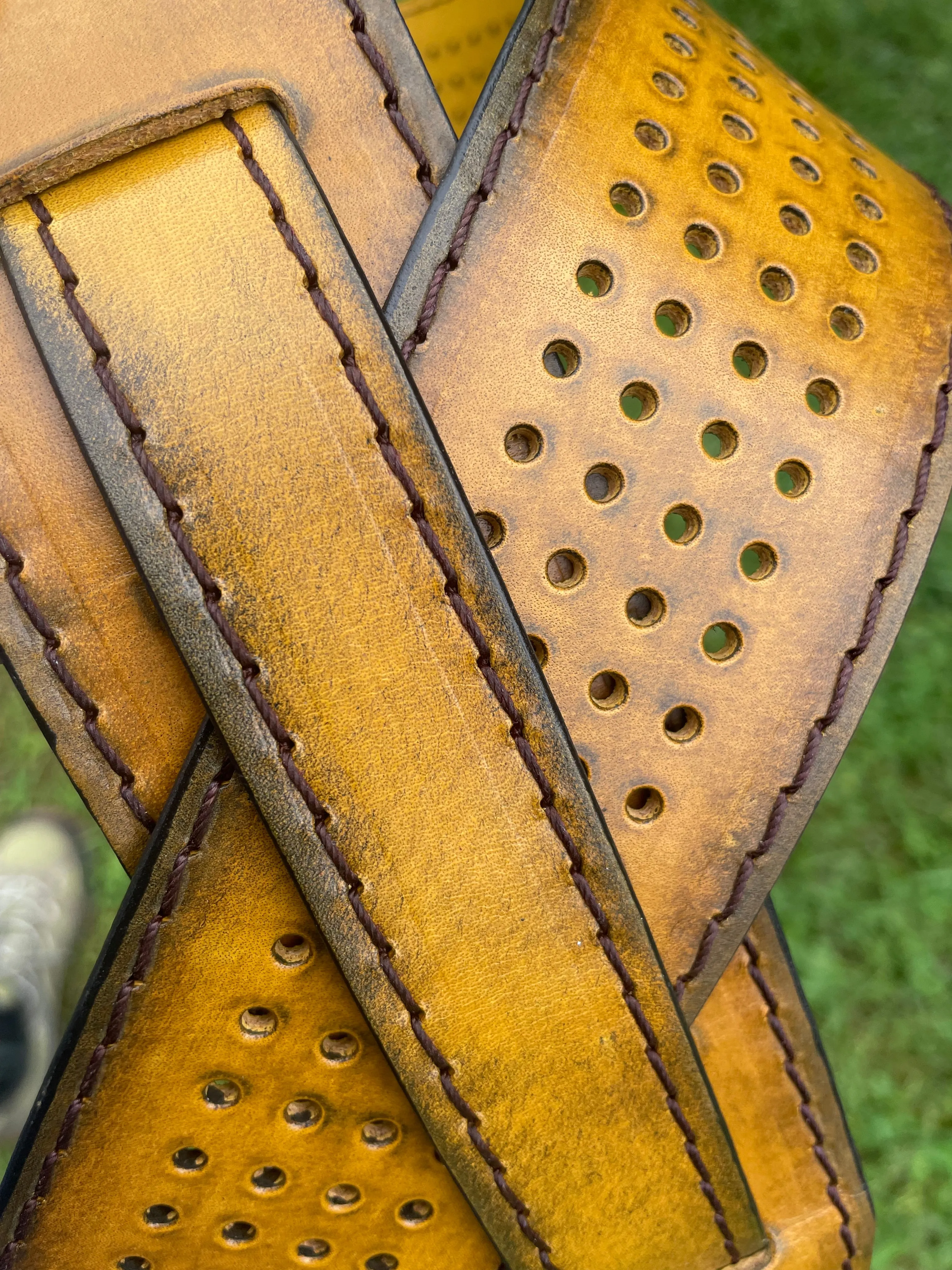 Vintage BP Guitar strap Burnt Thistle