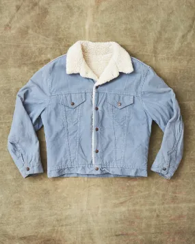 Vintage Levi's Corduroy  Sherpa Trucker Jacket Bright Blue  Medium