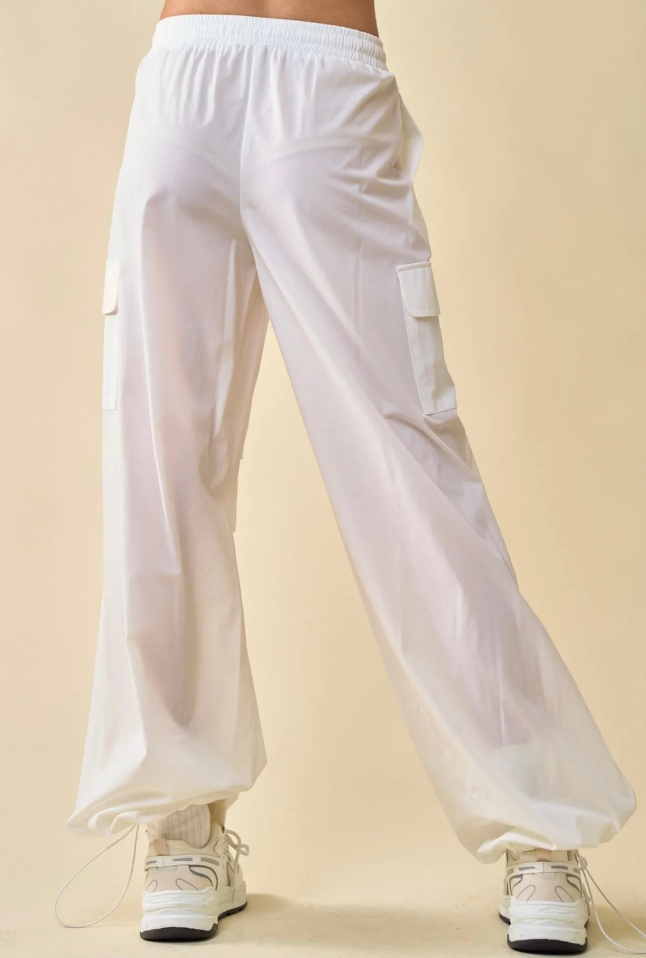 White Cargo Pants