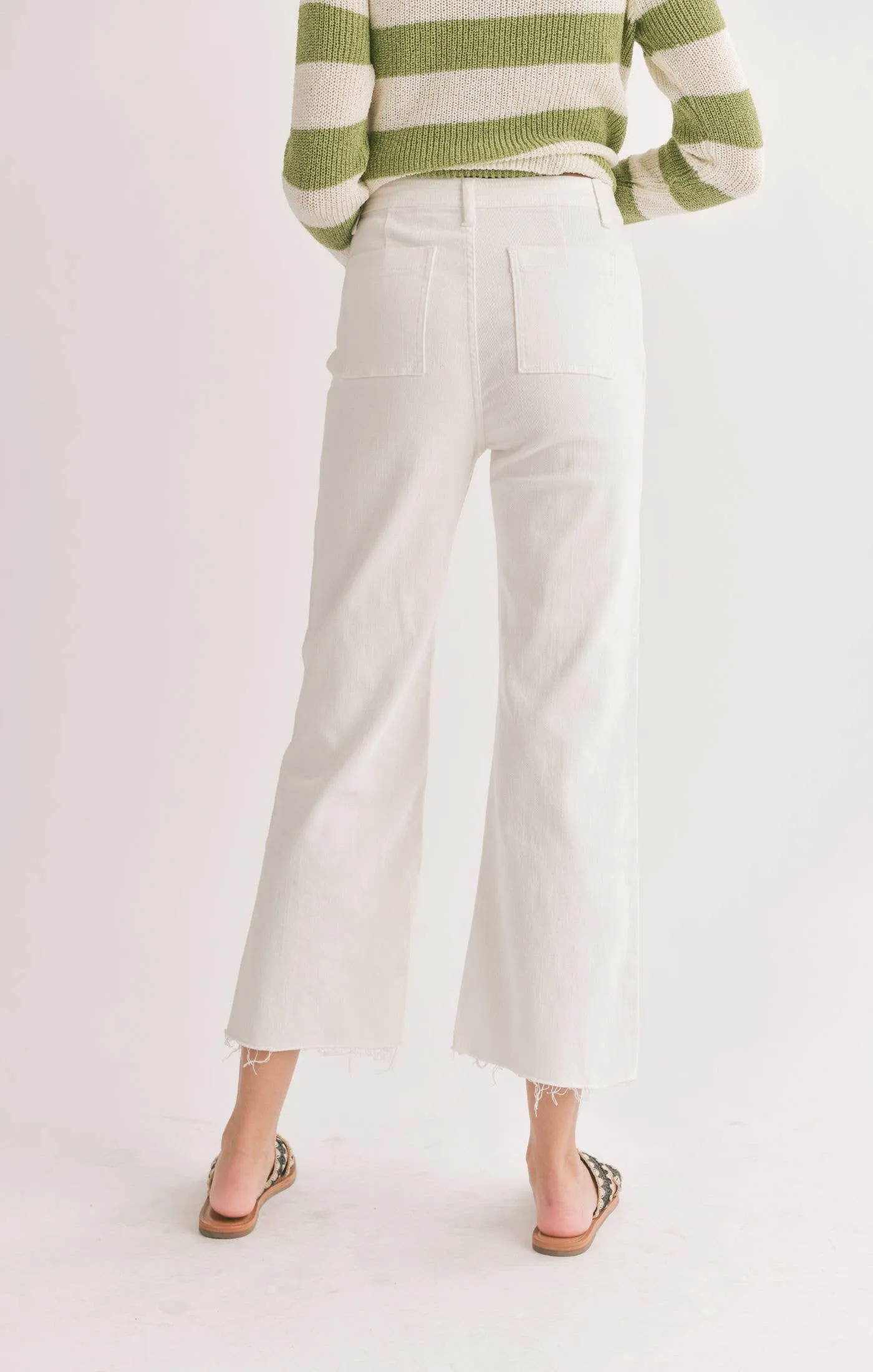 White Denim Pant