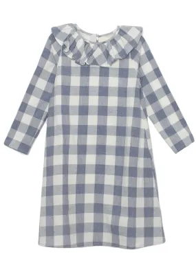 Wispering Winds Plaid Woven Dress