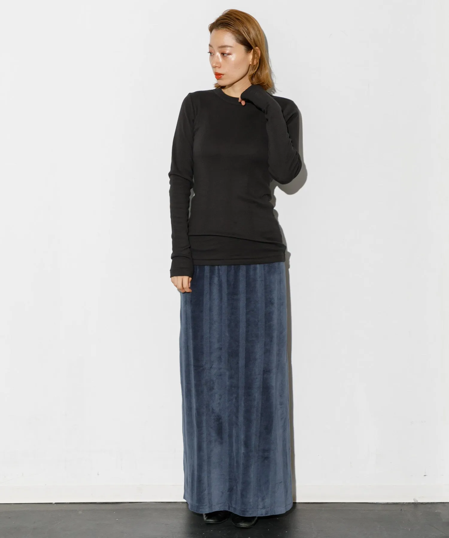 【WOMEN】Robert Pmiller Velor Skirt