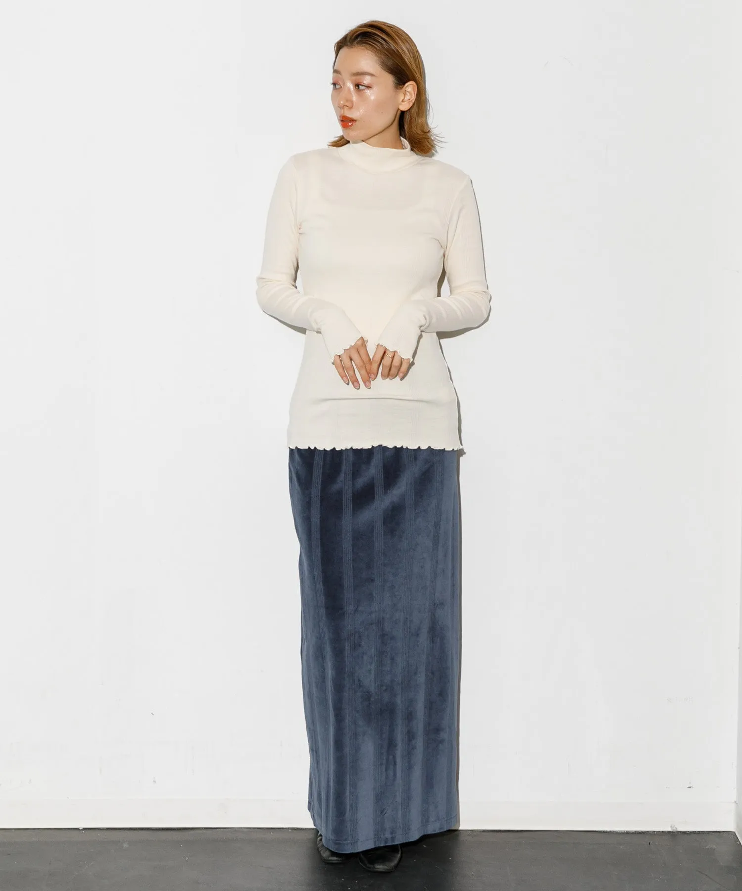 【WOMEN】Robert Pmiller Velor Skirt