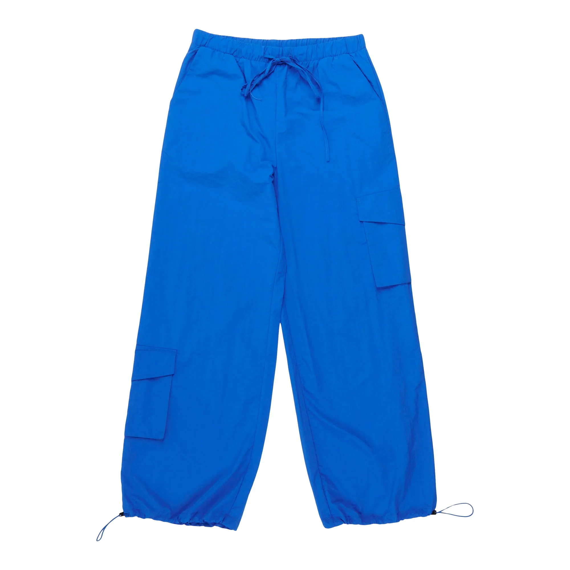 Women's Cinched Cuff Nylon Cargo Pants