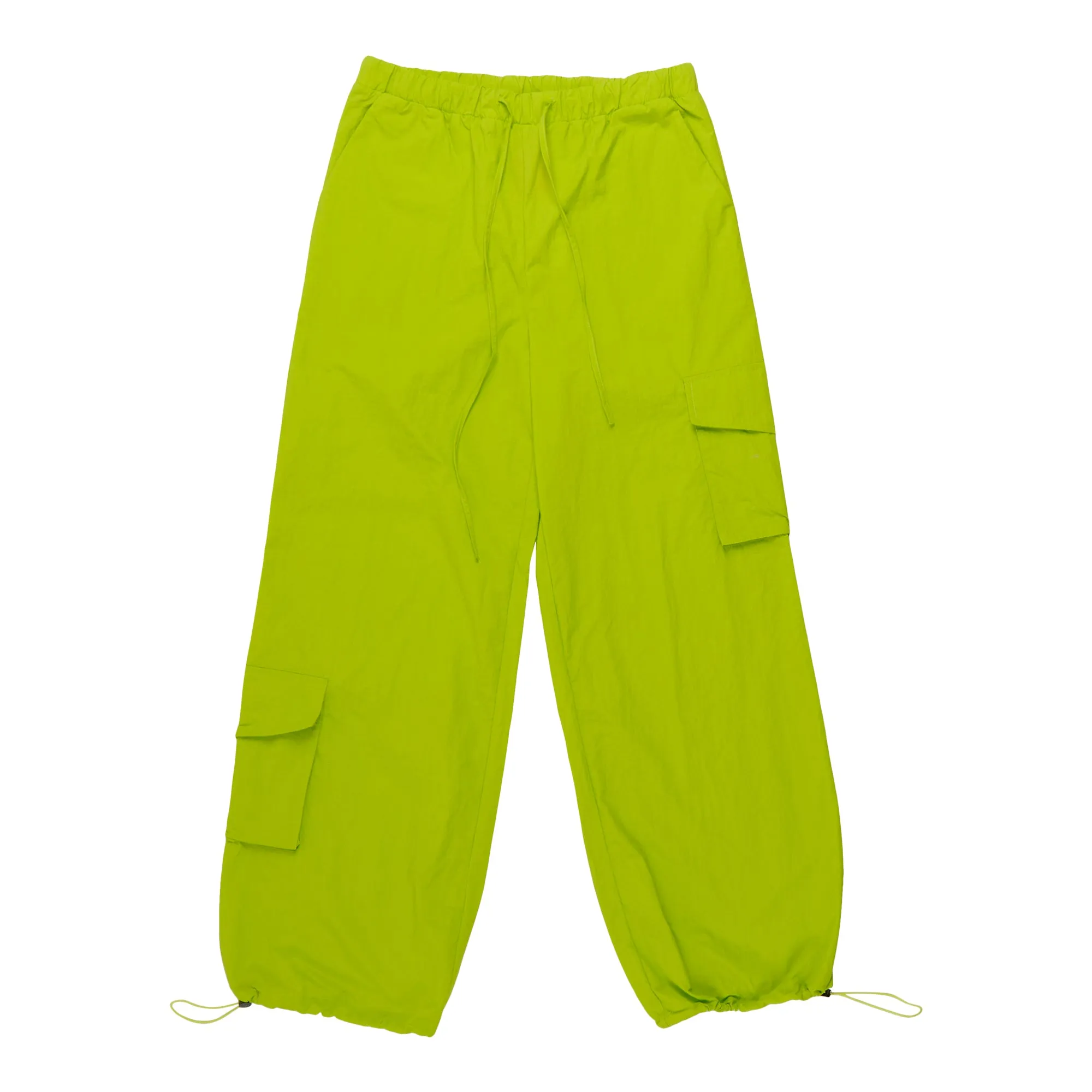 Women's Cinched Cuff Nylon Cargo Pants