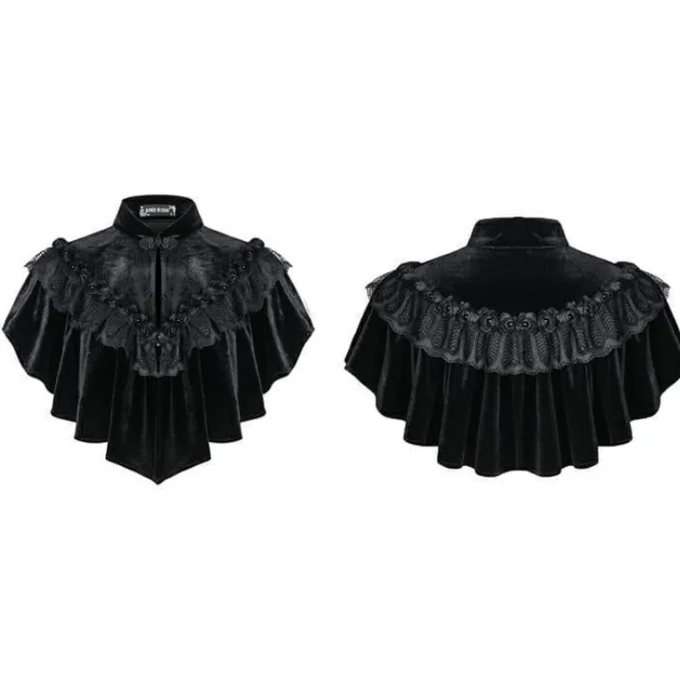 Women's Lace & Flower Vintage Cape