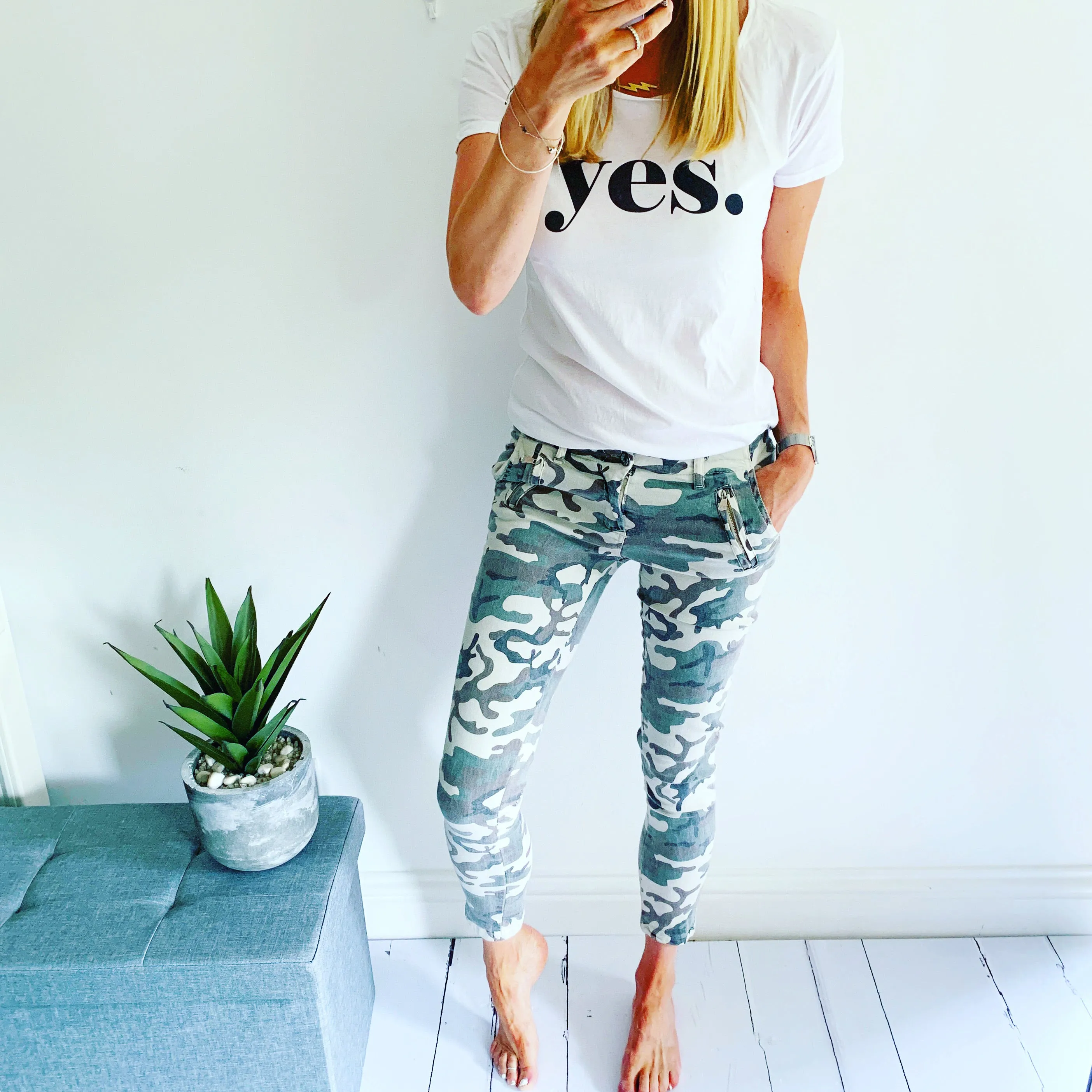 YES white tee *BEST SELLER*