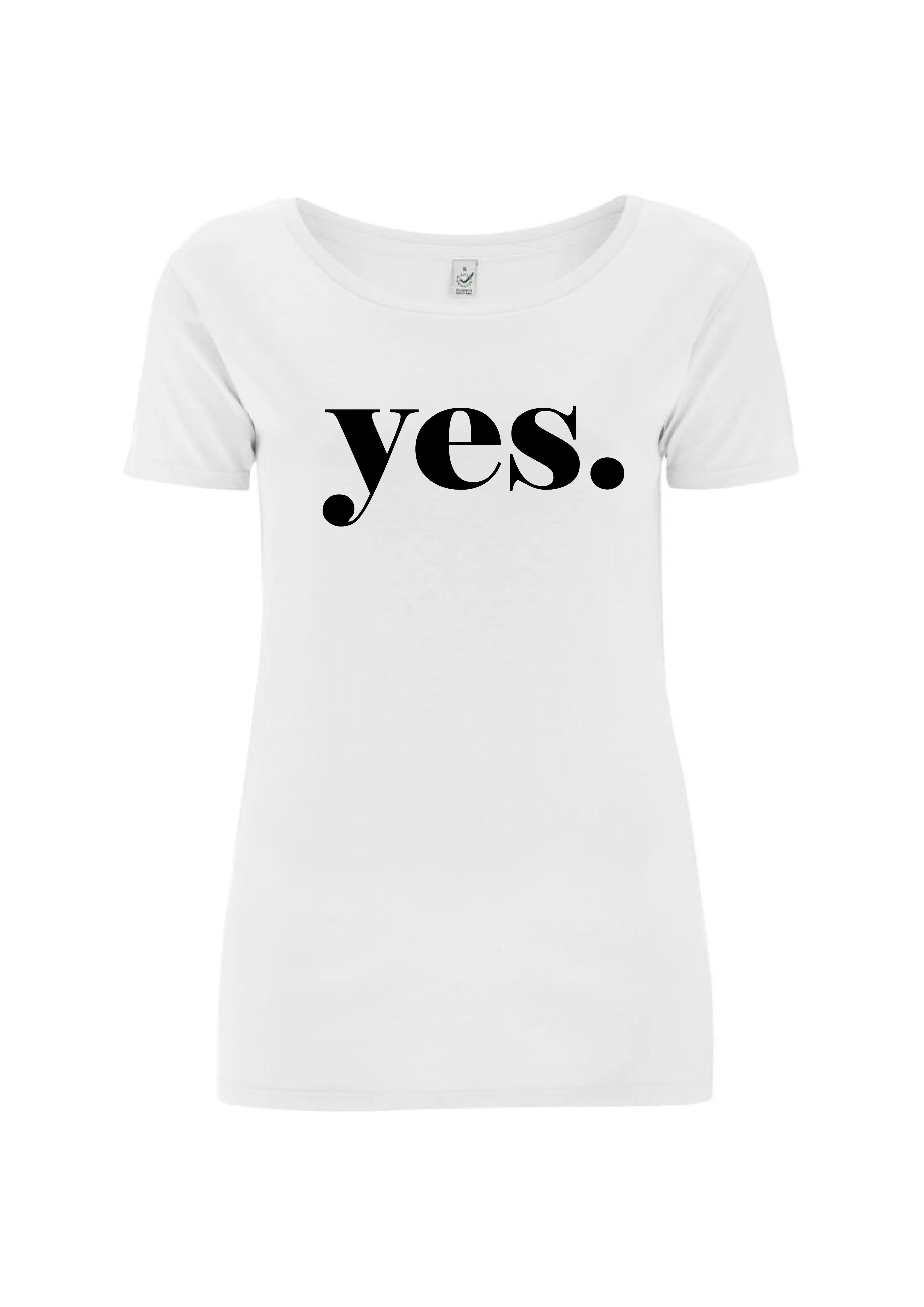 YES white tee *BEST SELLER*